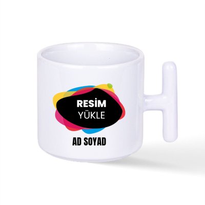 Kişiye Özel Fotoğraflı T Kuplu Kupa